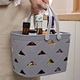 plastic storage basket with handle