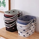bathroom storage with baskets